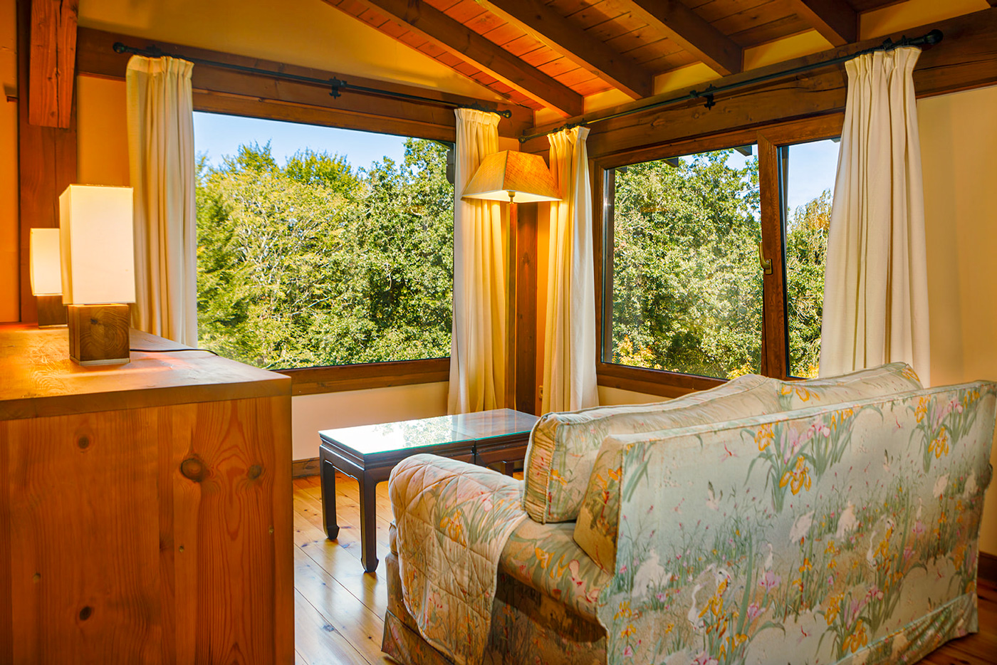 Living room corner on first floor