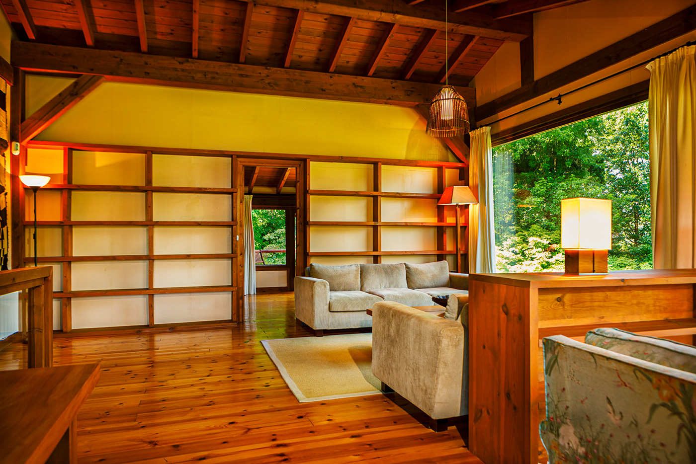 Master bedroom access from living area