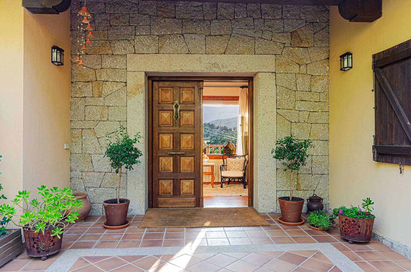 Main door to your holiday home