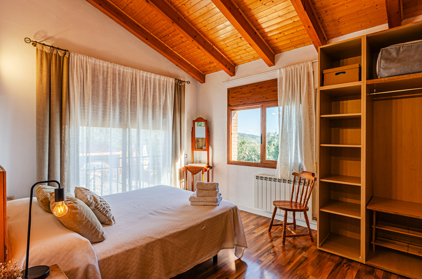 From Bedroom 1 you see the pool and another neighbouring property