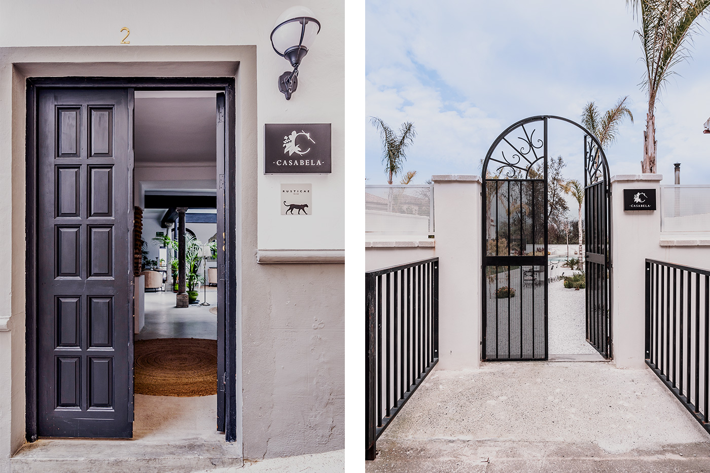 Una finca ubicada en un pueblo con diferentes entradas