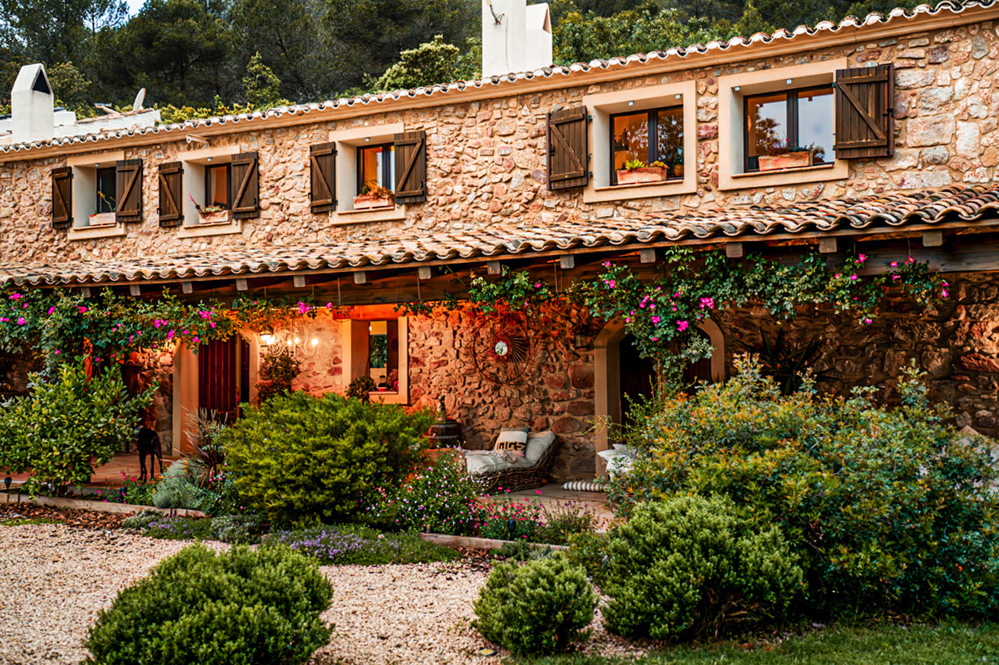 Una masía tradicional de más de 200 años de antiguedad