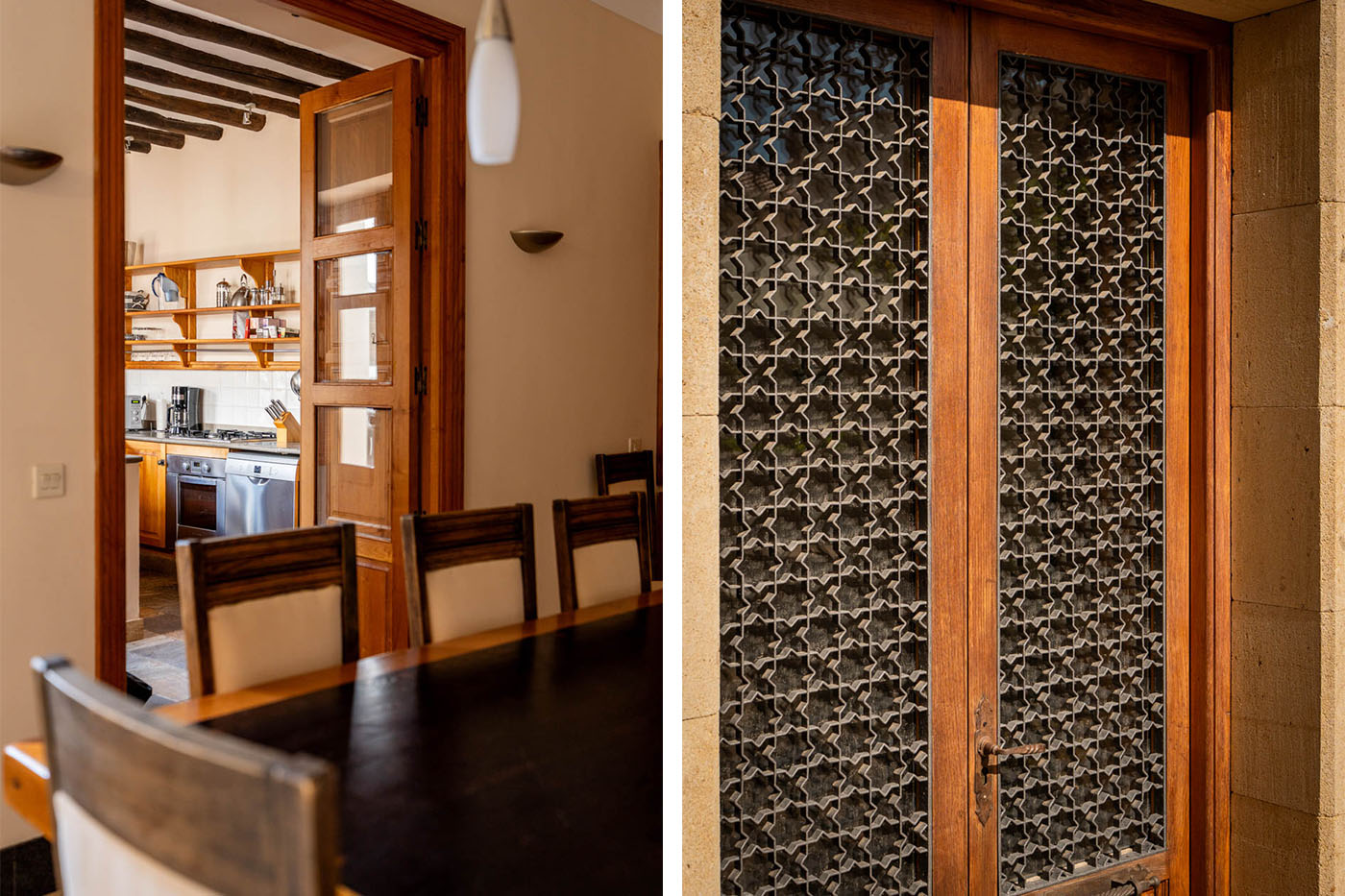 Comedor principal y cocina