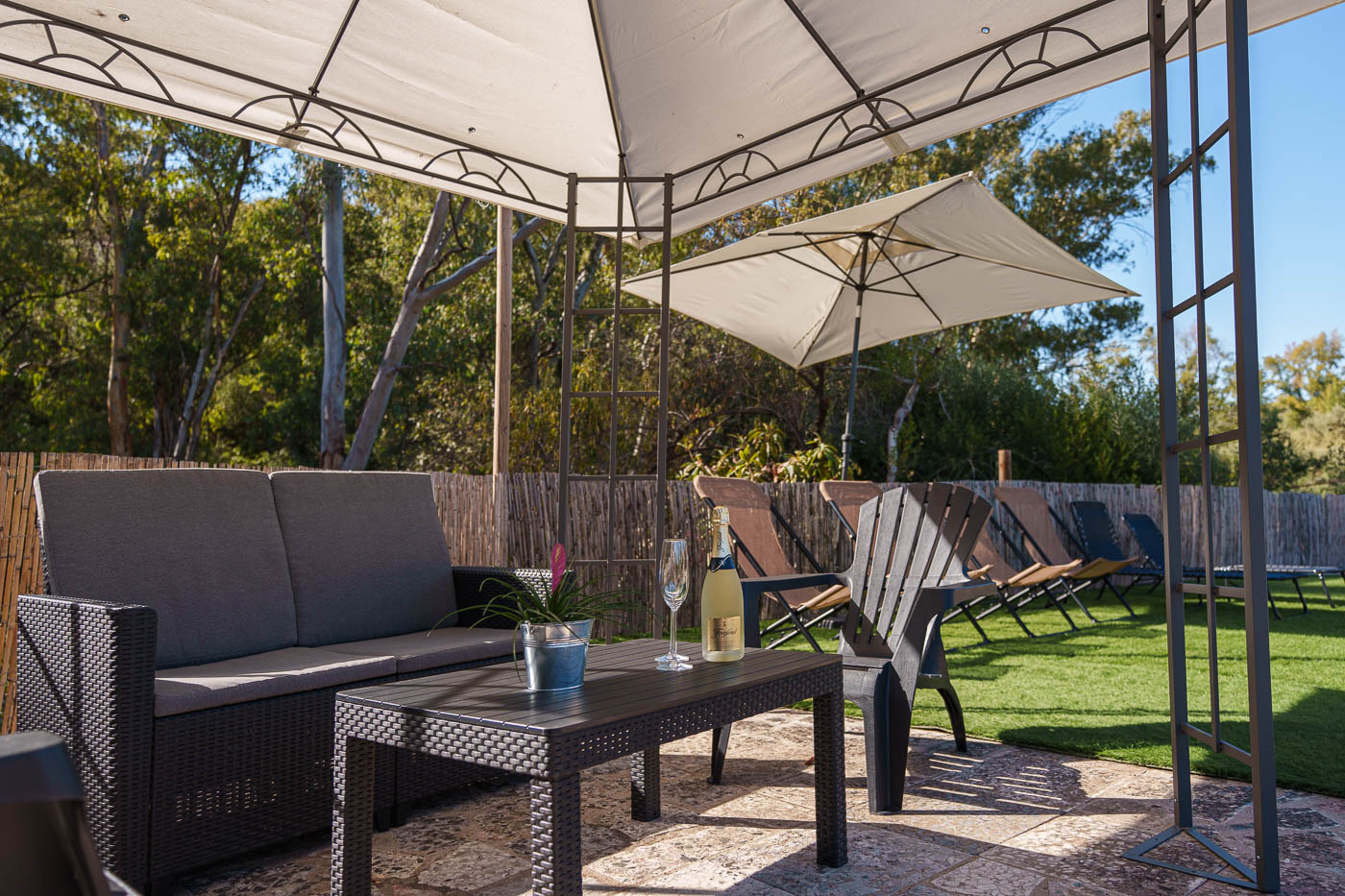 Zonas de exterior con sombra