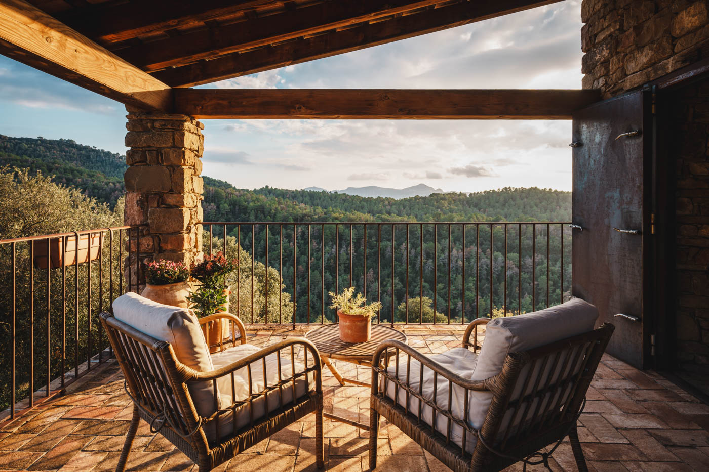 Terraza privada de habitación 3
