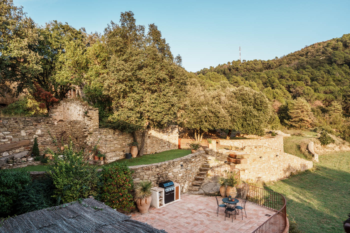 Terraza trasera vista desde la primera planta