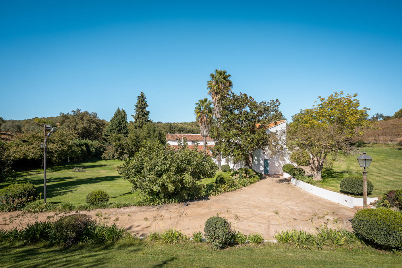 The back of annexe with four suites