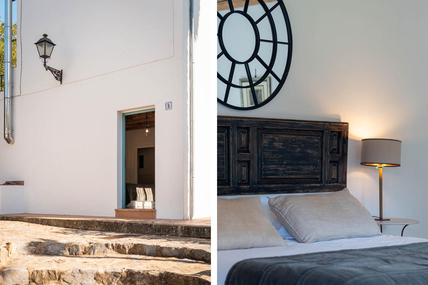 Each suite in the annexe has exterior access