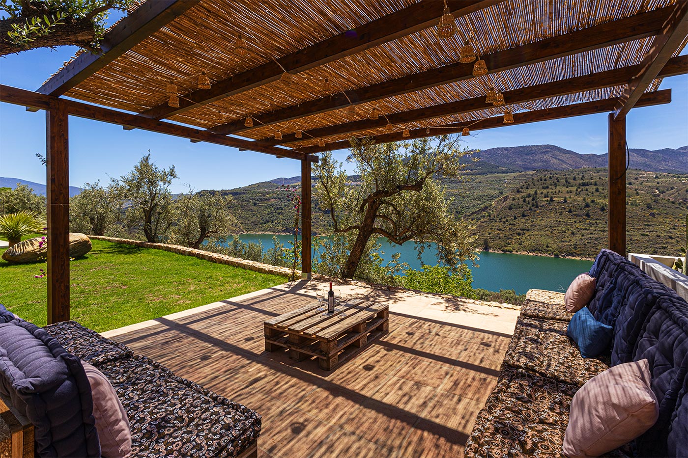 Pergola with chill-out area