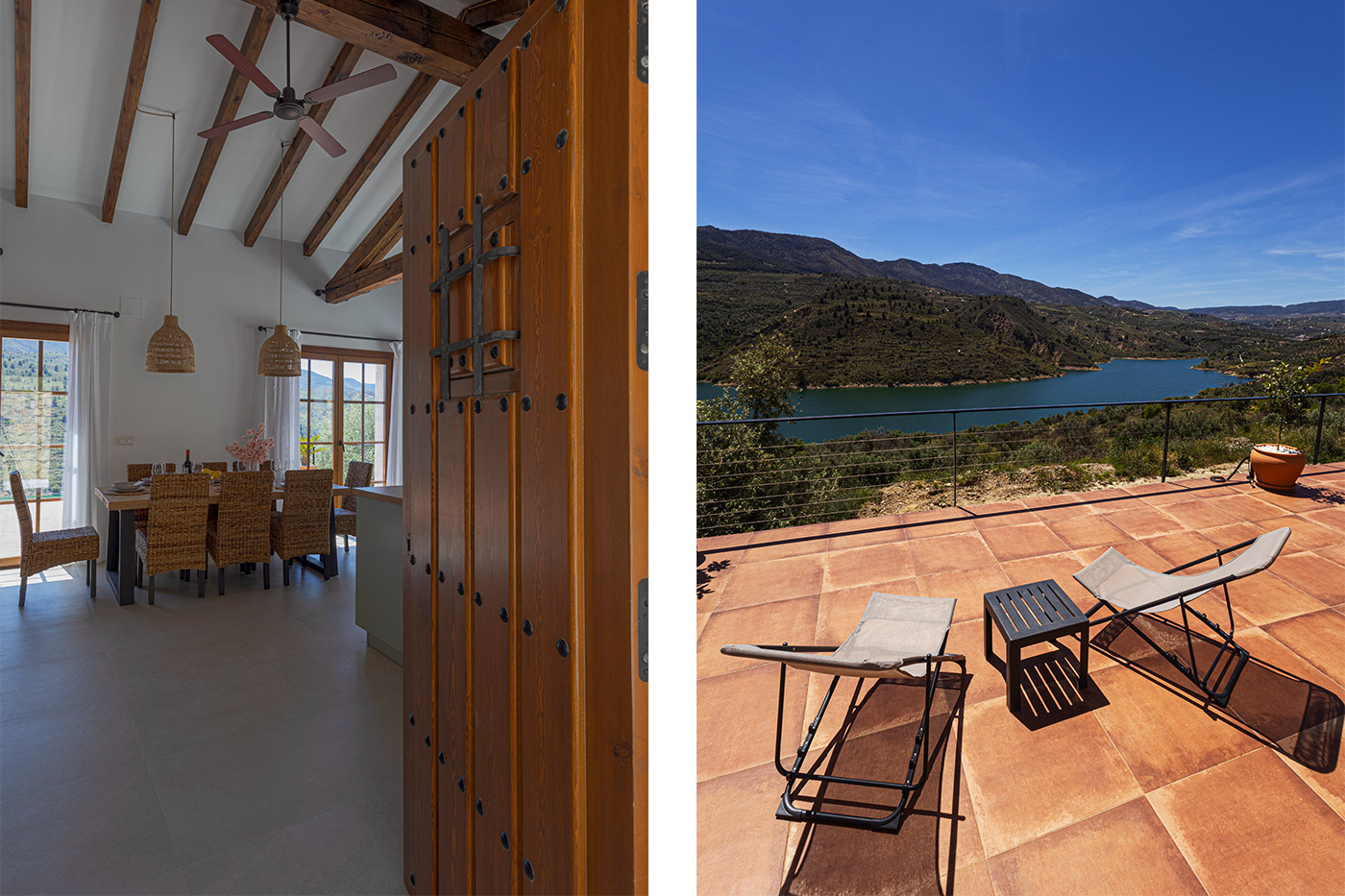 Main door to your villa with easy access to outdoor areas