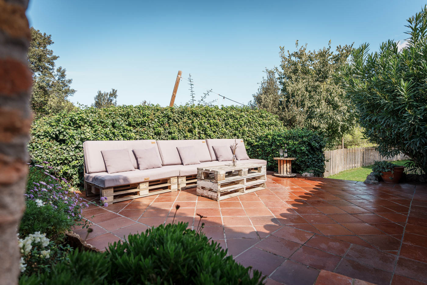 Terraza con acceso directo desde planta intermedia