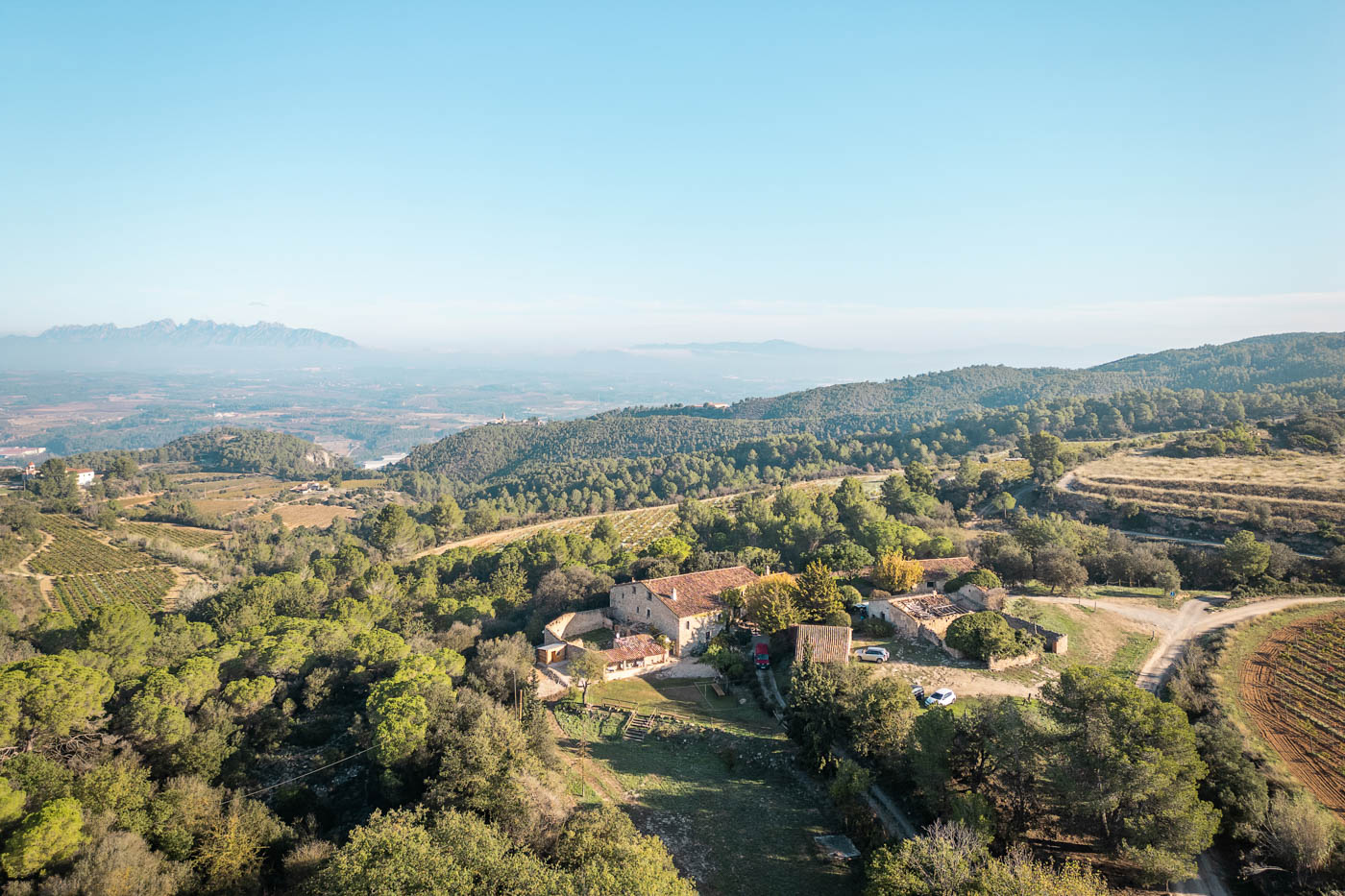 Gran privacidad con vistas las montañas de Montserrat