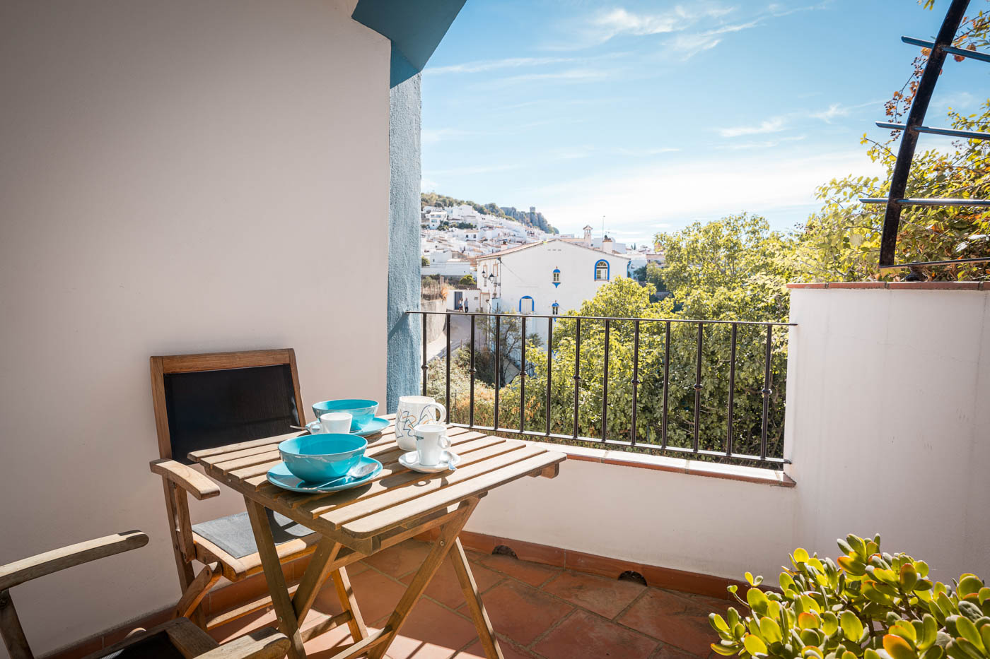 Terraza privada de la habitación doble en primera planta