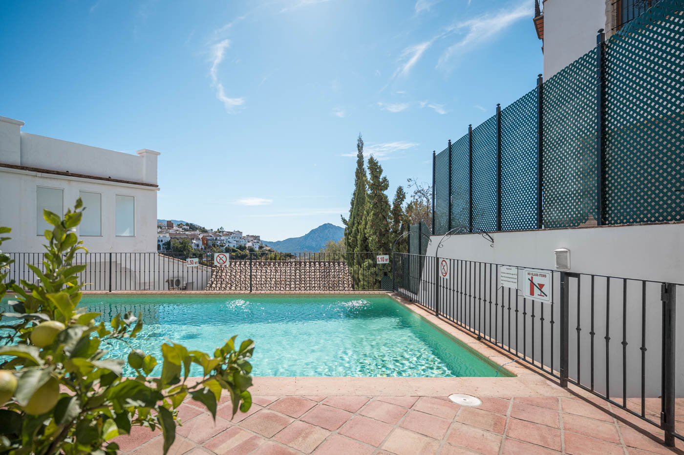 Piscina compartida y con cancela de 10 metros