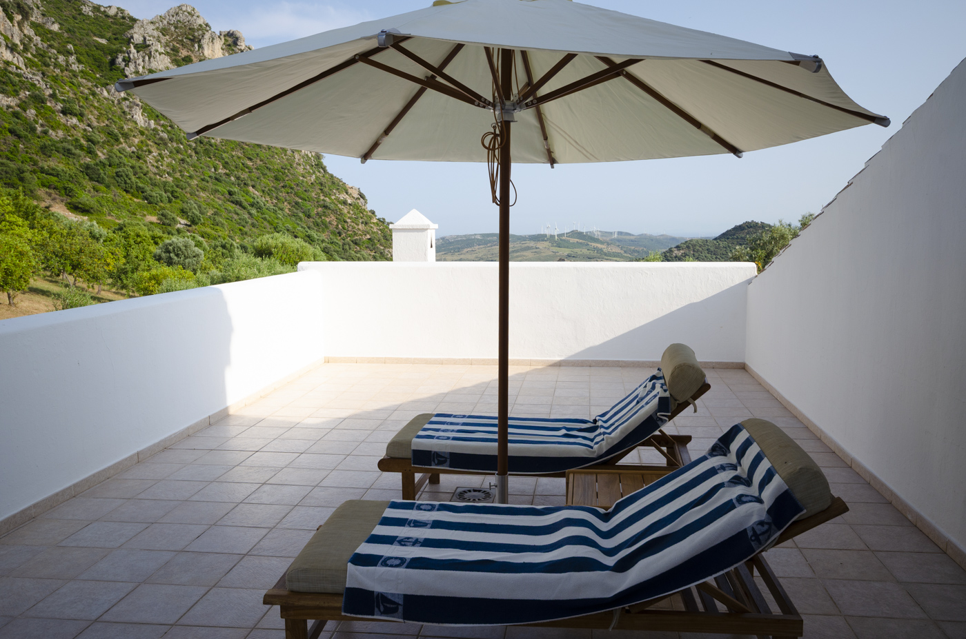 Master bedroom private terrace