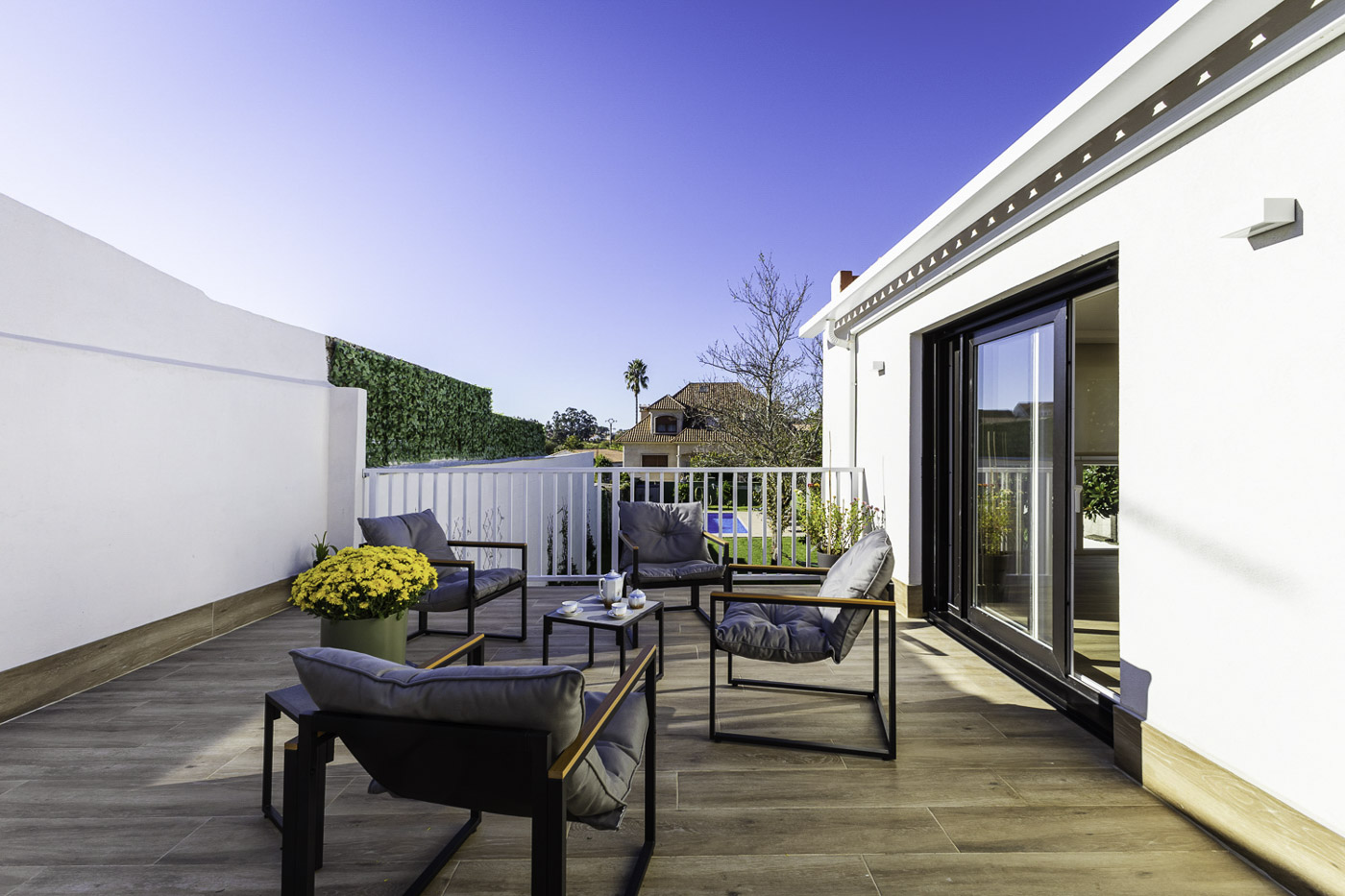 Terraza privada de la habitación principal