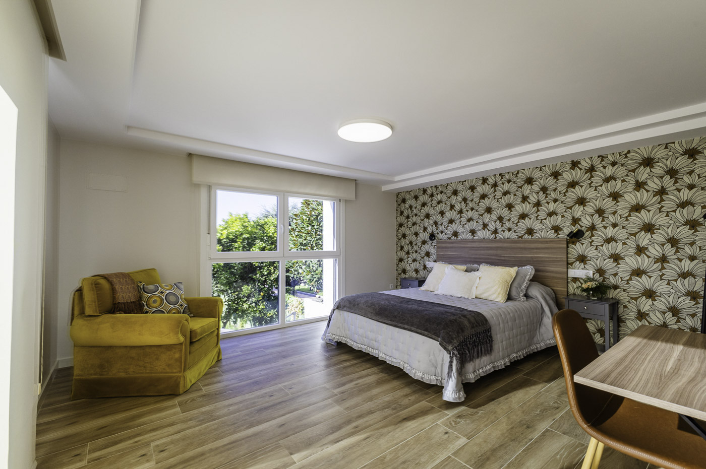 Habitación principal con cama de 1.50