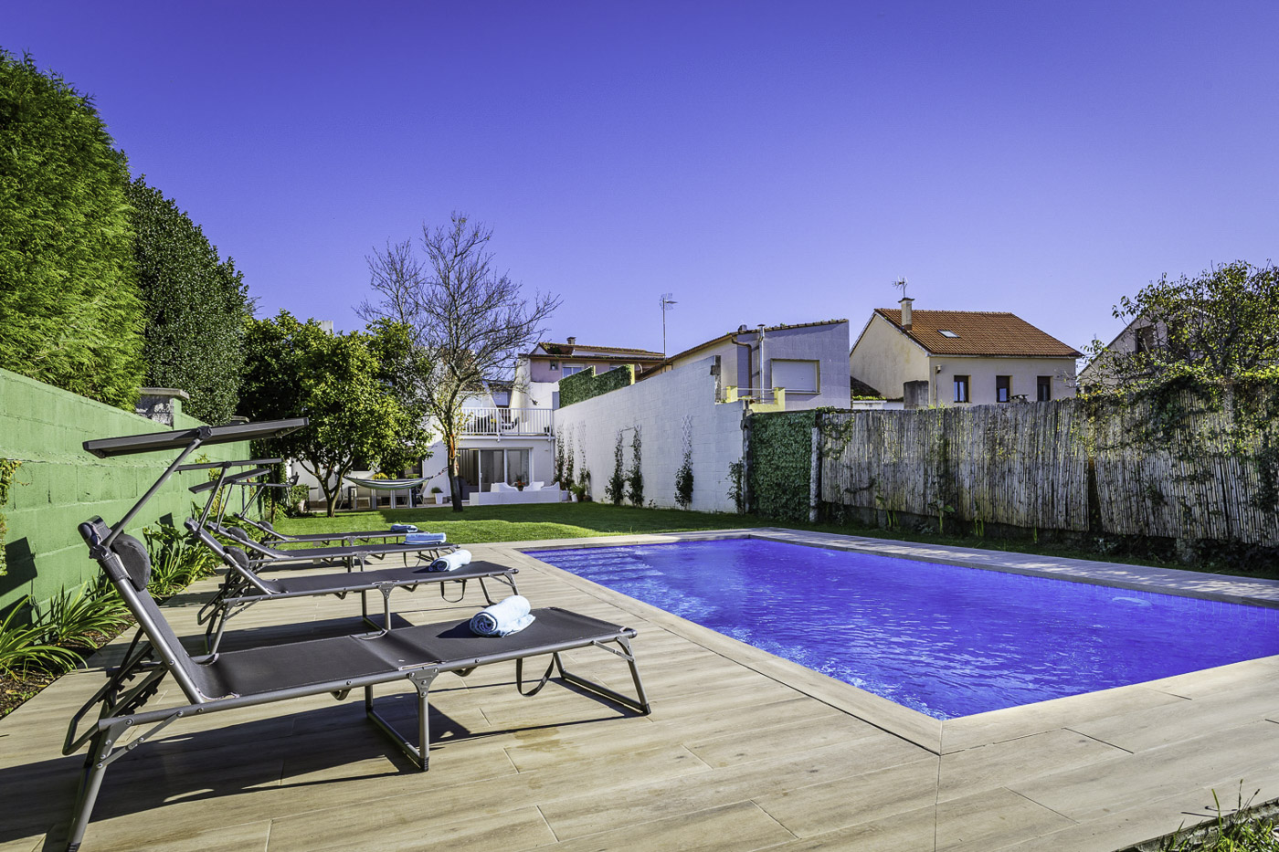 Un vecindario tranquilo a las afueras de Cambados