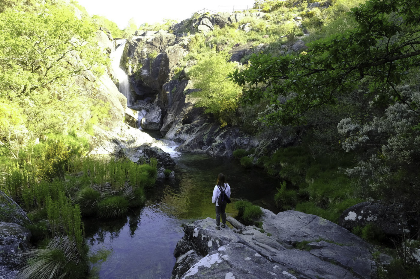 This cascade is one hour walk from your villa