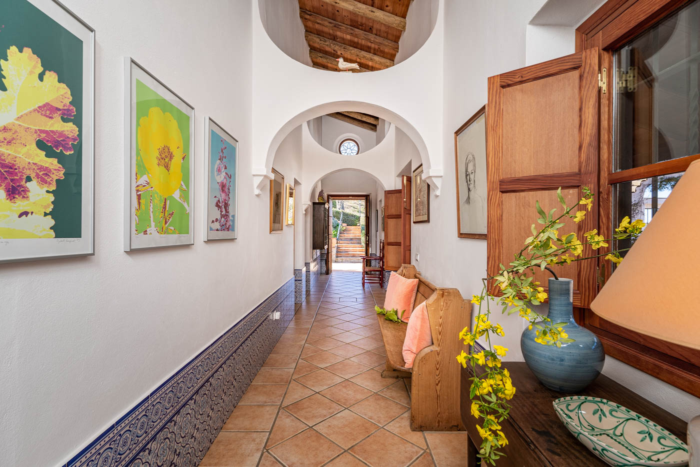 The house is mainly on one floor