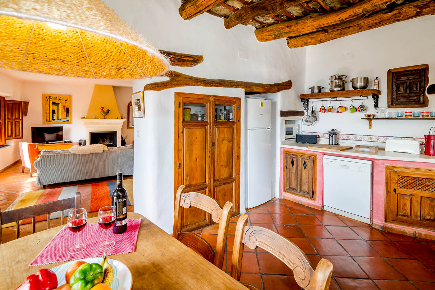 La cocina / comedor abierta al salón