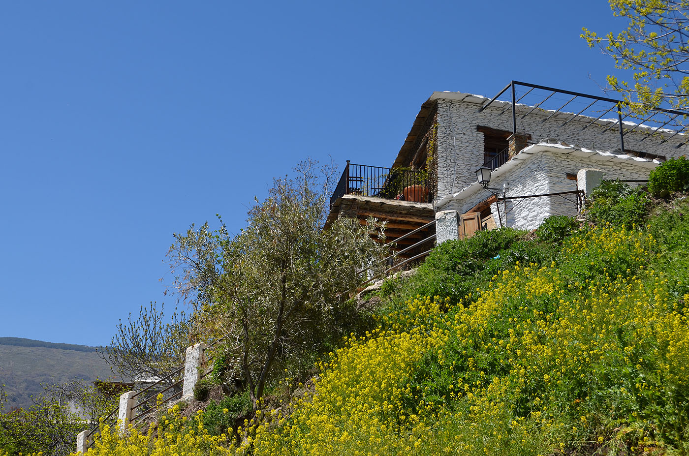 La distribución de esta casa rural es hermosa