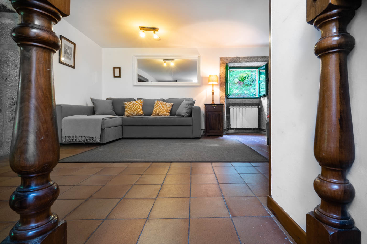 2nd living area on 1st floor