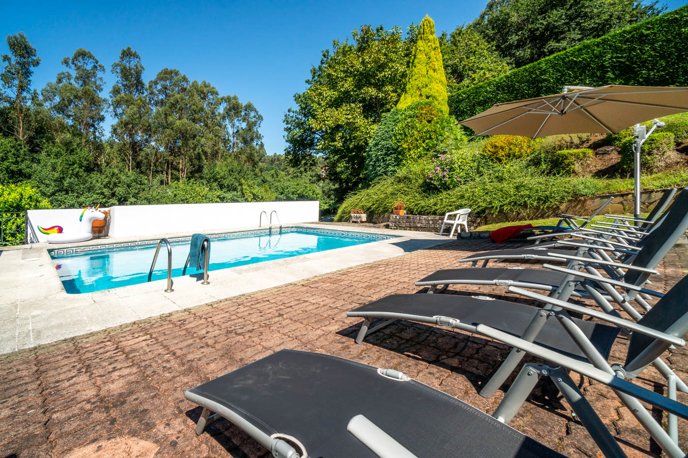 Privacy in this lush location