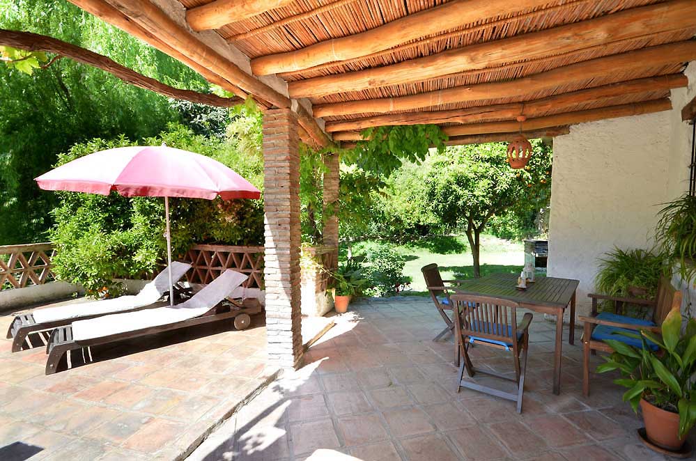 Outdoors dining terrace