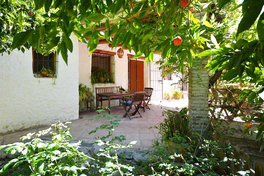 Outdoors dining area