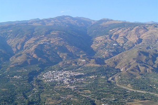 Orgiva in the low Alpujarras