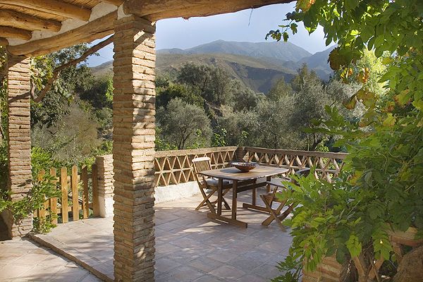 The view from the terrace 