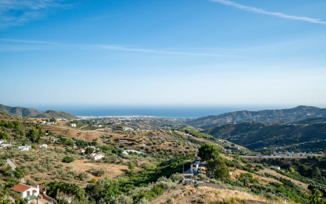 Paisaje espectacular con vistas al Mediterráneo