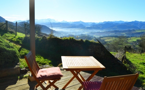 Outdoor chairs and table for 2 people