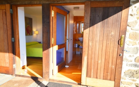 On ground floor: bathroom,bedroom and terrace