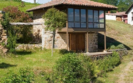 On the edge of little village with one restaurant