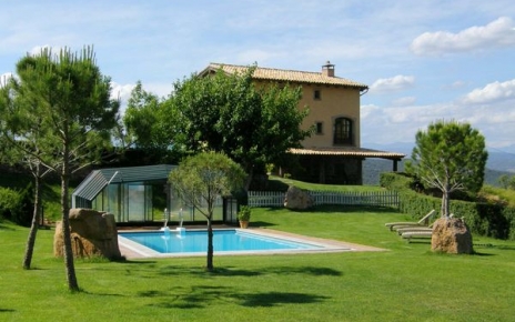 Summer swimming pool