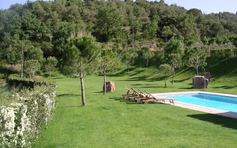 Loungers by the pool