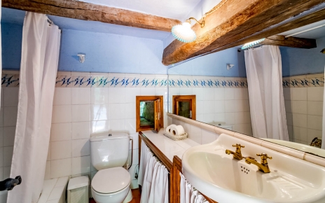 Baño en suite en casita