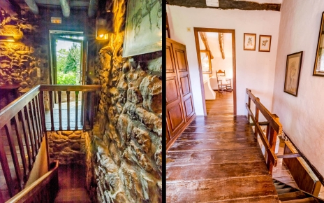 La casa principal tiene tres plantas