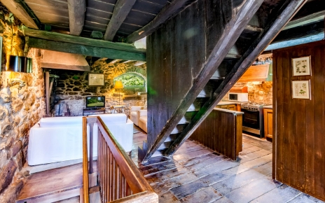 Puerta principal para abrir a sala de estar / comedor / cocina