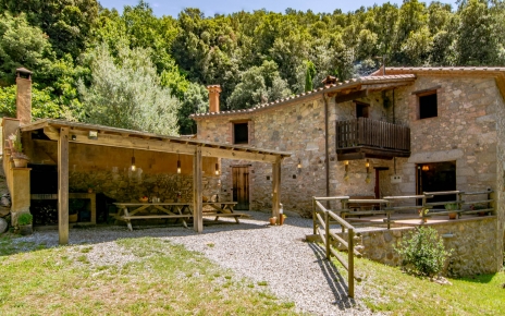 Pérgola para comidas al aire libre