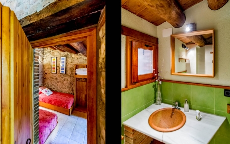 Habitación con dos camas y baño (primer piso)