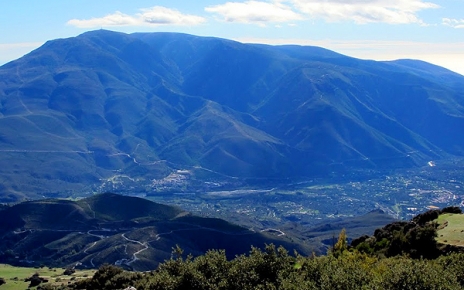 Low Alpujarras seen from High Alpujarras