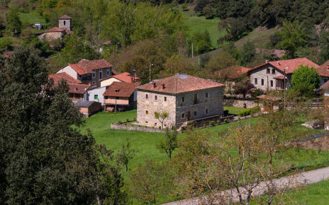 The larger property in the tiny village
