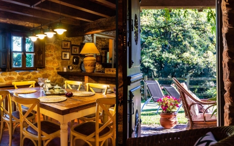 Indoor and outdoor dining living