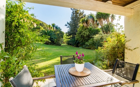 Bedrooms with private furnished terraces