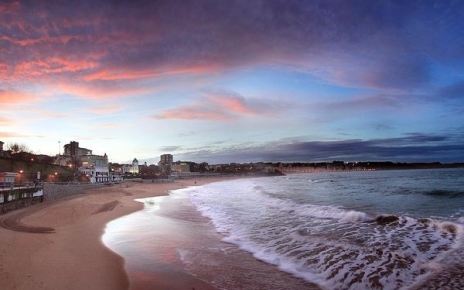 Evening at Sardinero beach in Santander, 30 mins away