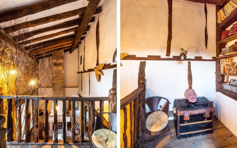 Gallery with balcony