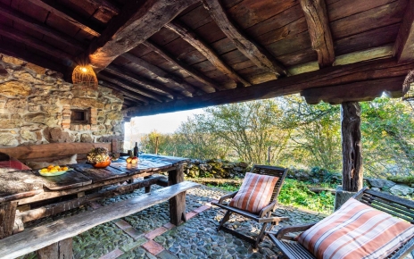 Your cottage is in the woods, you are secluded